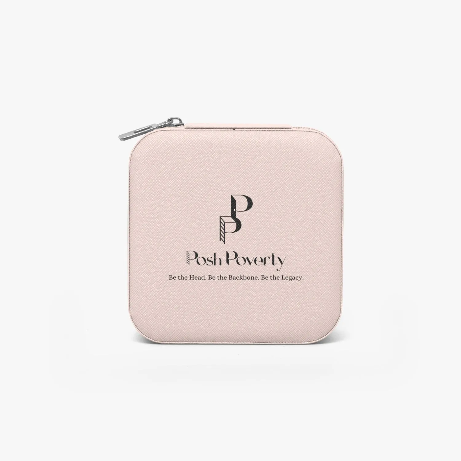 Posh Poverty Faux Leather Travel Jewelry Box Case