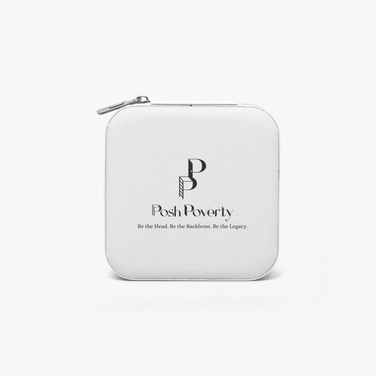 Posh Poverty Faux Leather Travel Jewelry Box Case