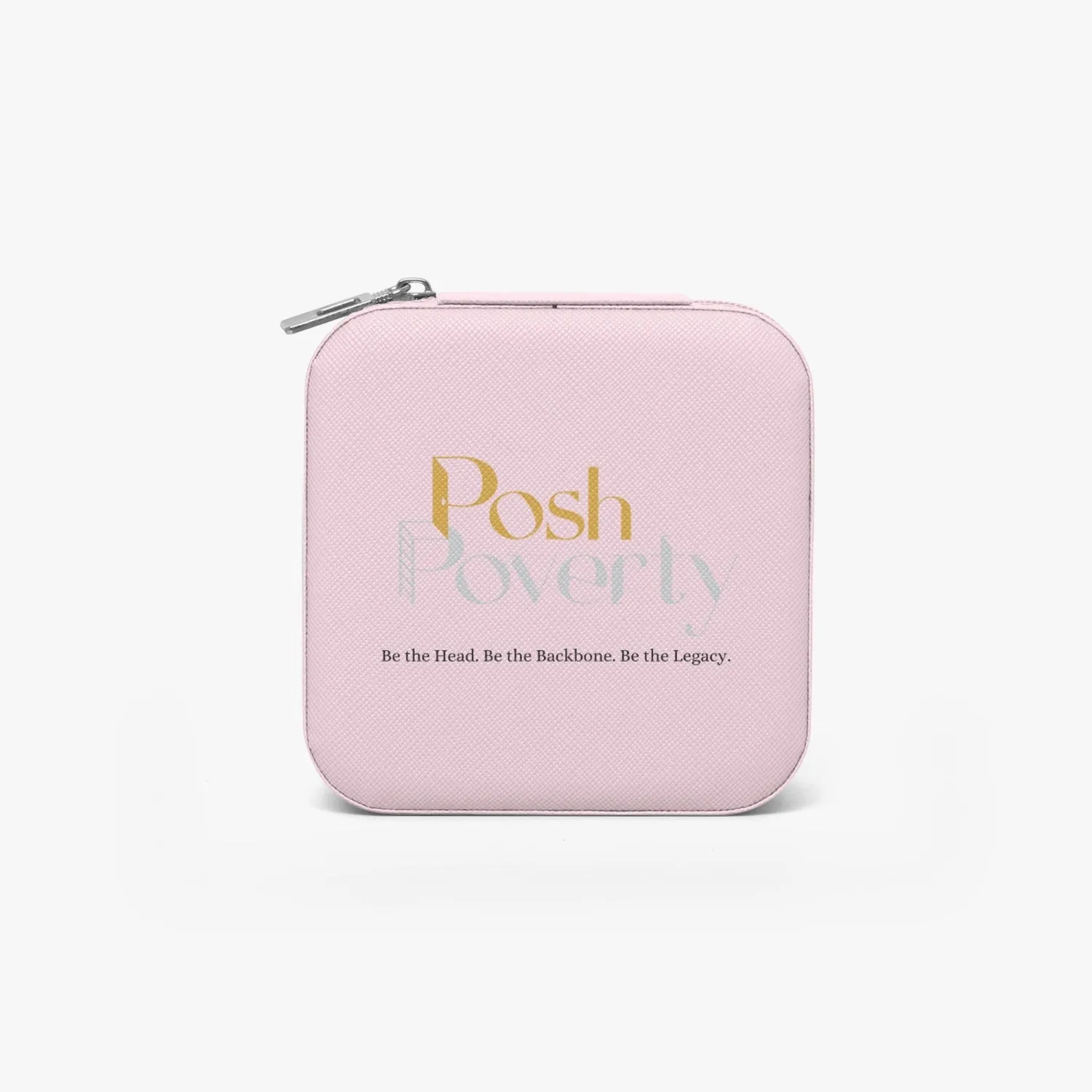 Posh Poverty Faux Leather Travel Jewelry Box Case