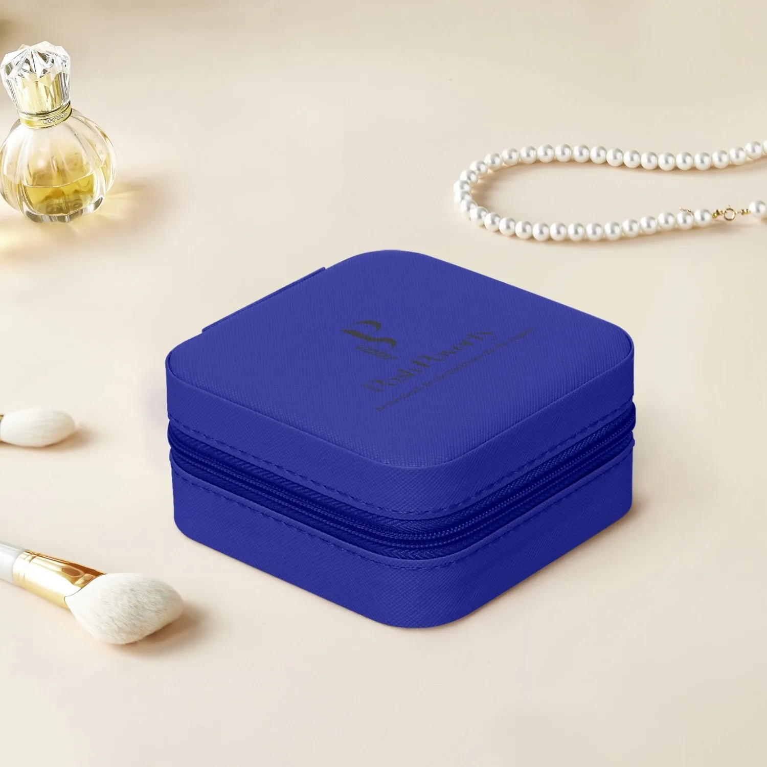 Posh Poverty Faux Leather Travel Jewelry Box Case
