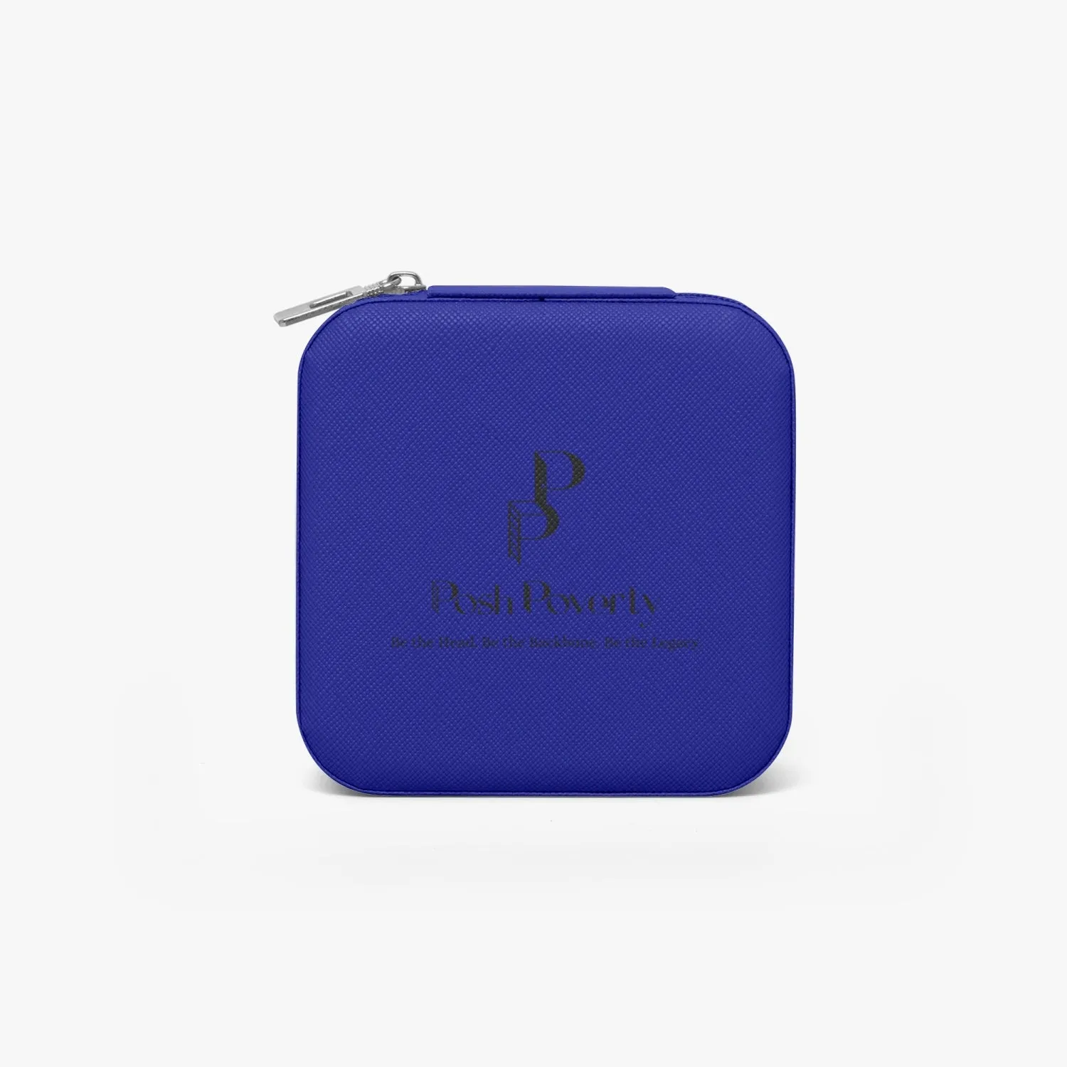 Posh Poverty Faux Leather Travel Jewelry Box Case