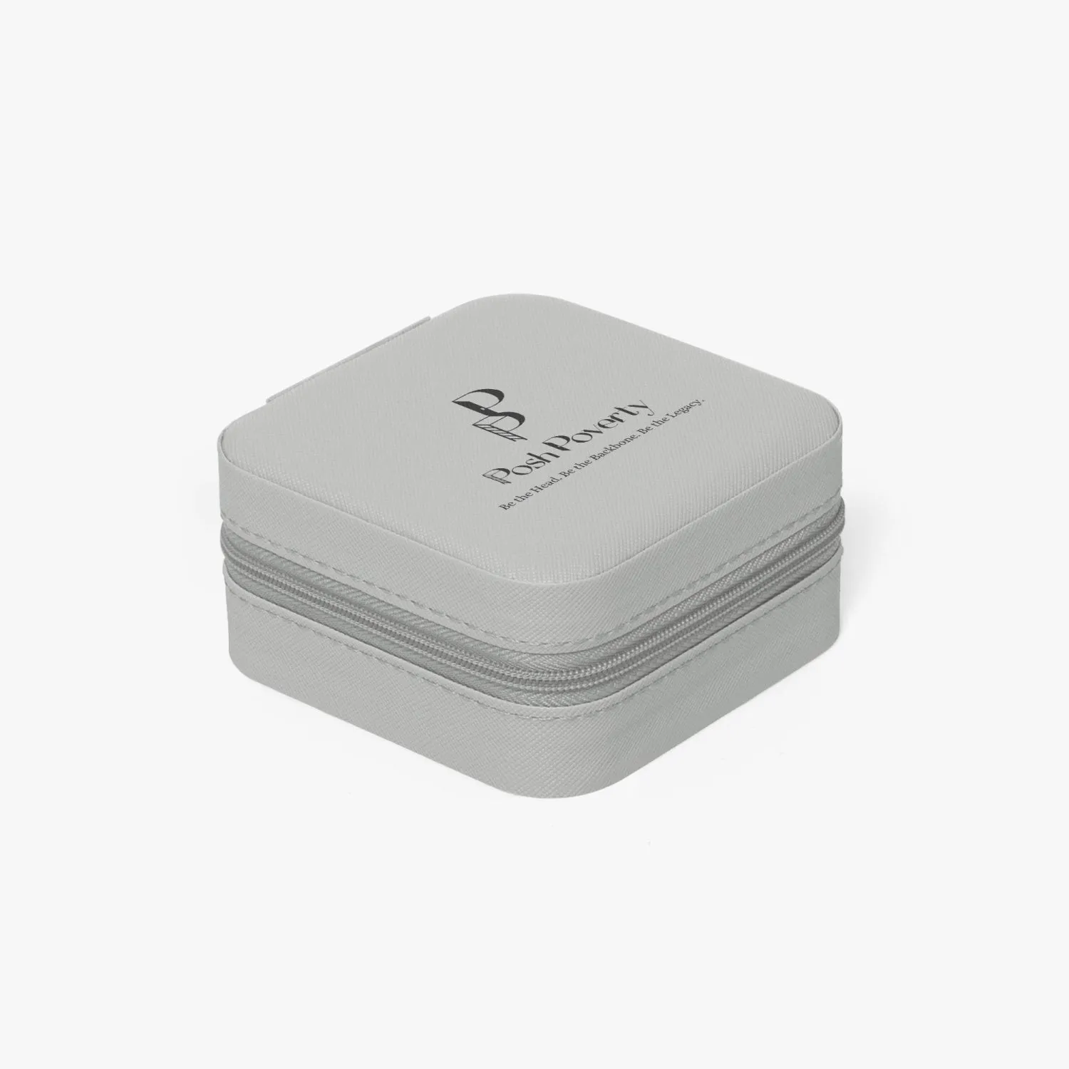 Posh Poverty Faux Leather Travel Jewelry Box Case