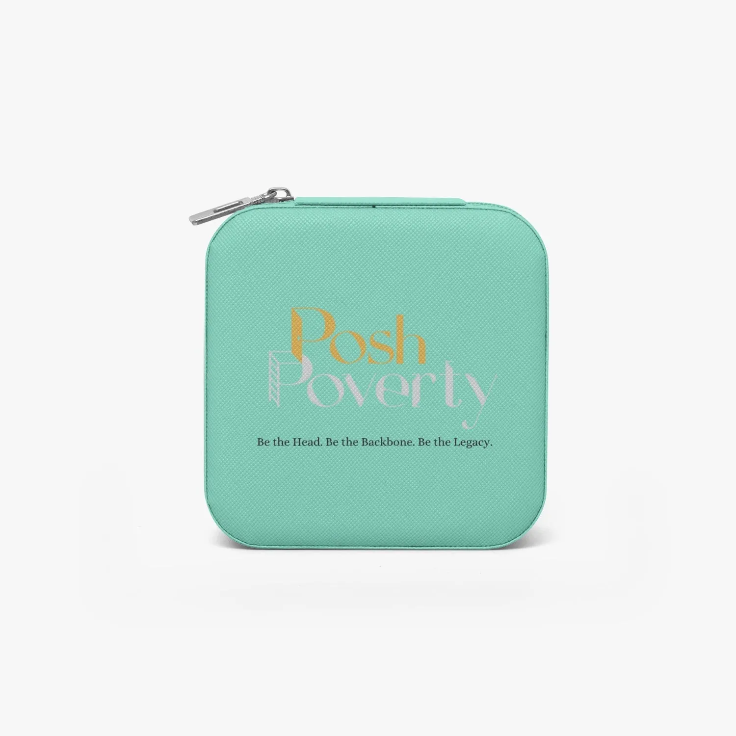 Posh Poverty Faux Leather Travel Jewelry Box Case