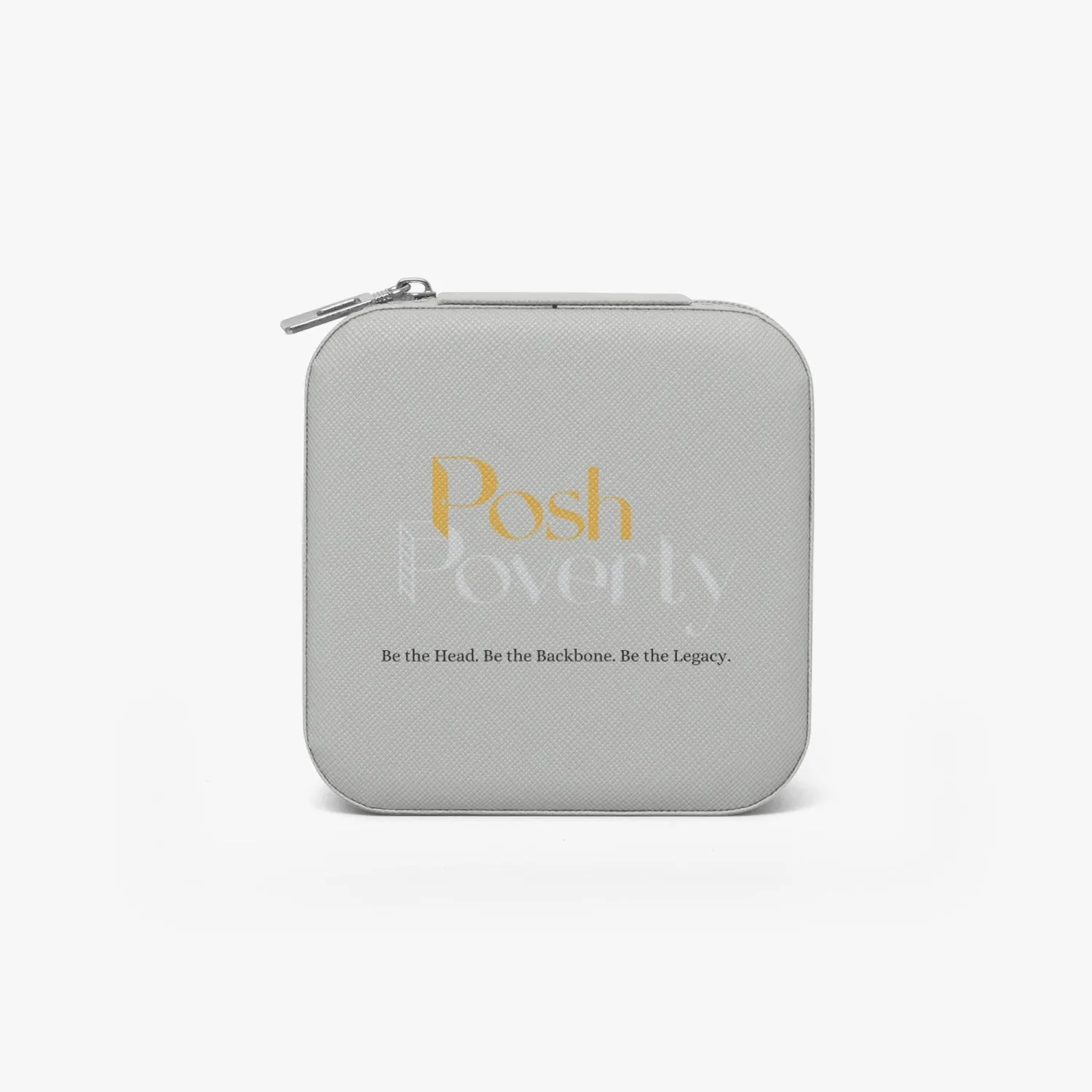 Posh Poverty Faux Leather Travel Jewelry Box Case