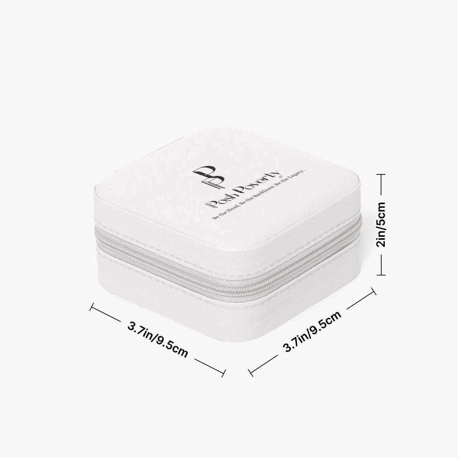 Posh Poverty Faux Leather Travel Jewelry Box Case