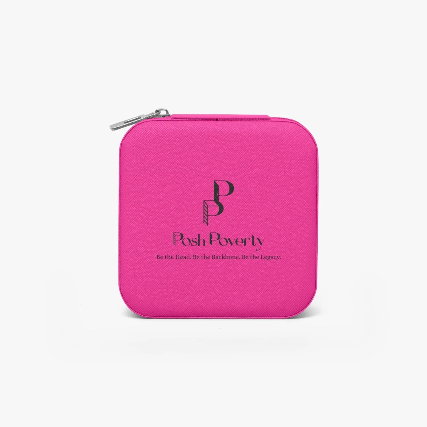Posh Poverty Faux Leather Travel Jewelry Box Case