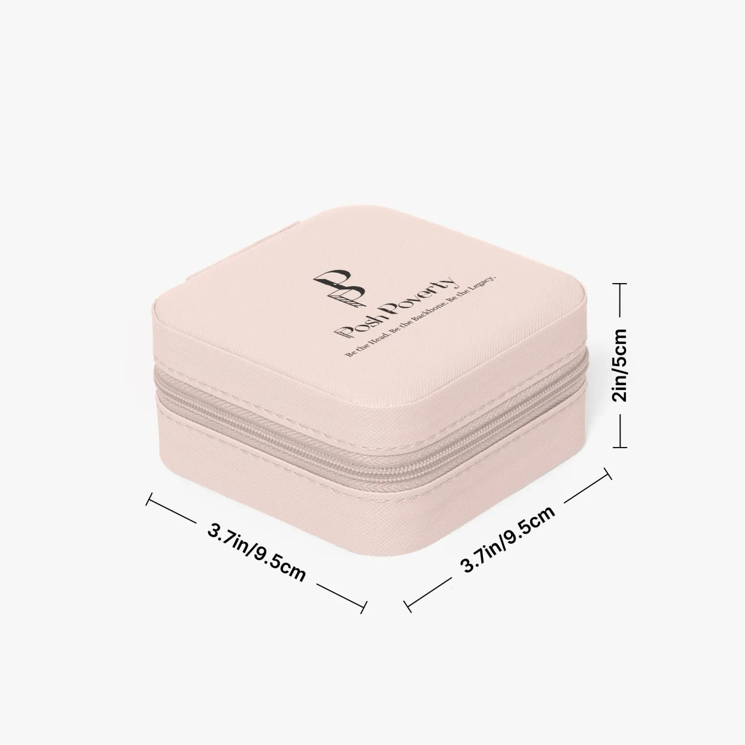 Posh Poverty Faux Leather Travel Jewelry Box Case