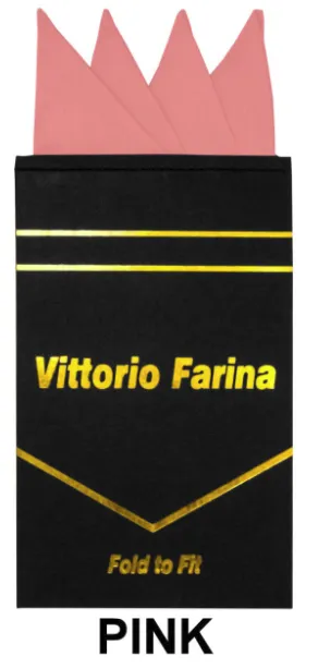 Pre-Fold Card Pocket Square (10 Colors)