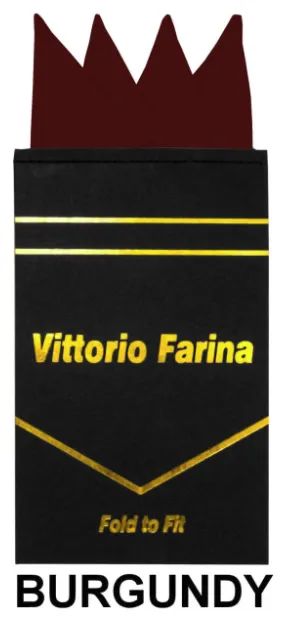 Pre-Fold Card Pocket Square (10 Colors)