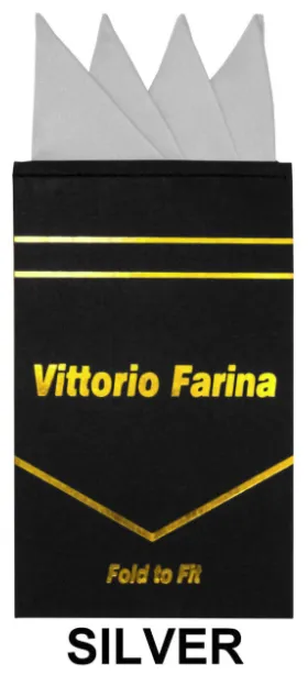 Pre-Fold Card Pocket Square (10 Colors)
