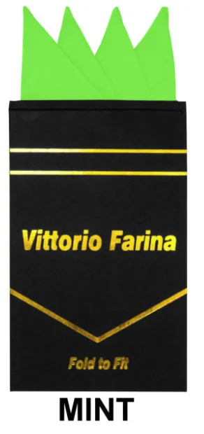 Pre-Fold Card Pocket Square (10 Colors)