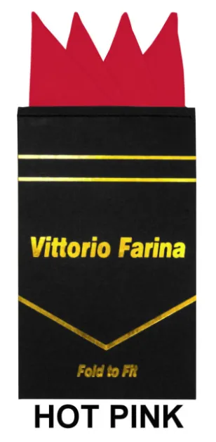Pre-Fold Card Pocket Square (10 Colors)