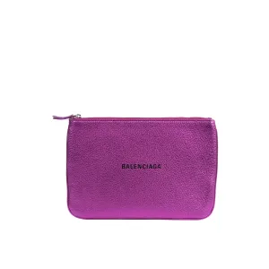 Pre-Owned Balenciaga Everyday Logo Pouch