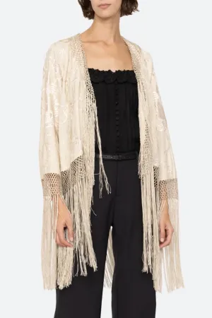 Priscilla Shawl | Cream