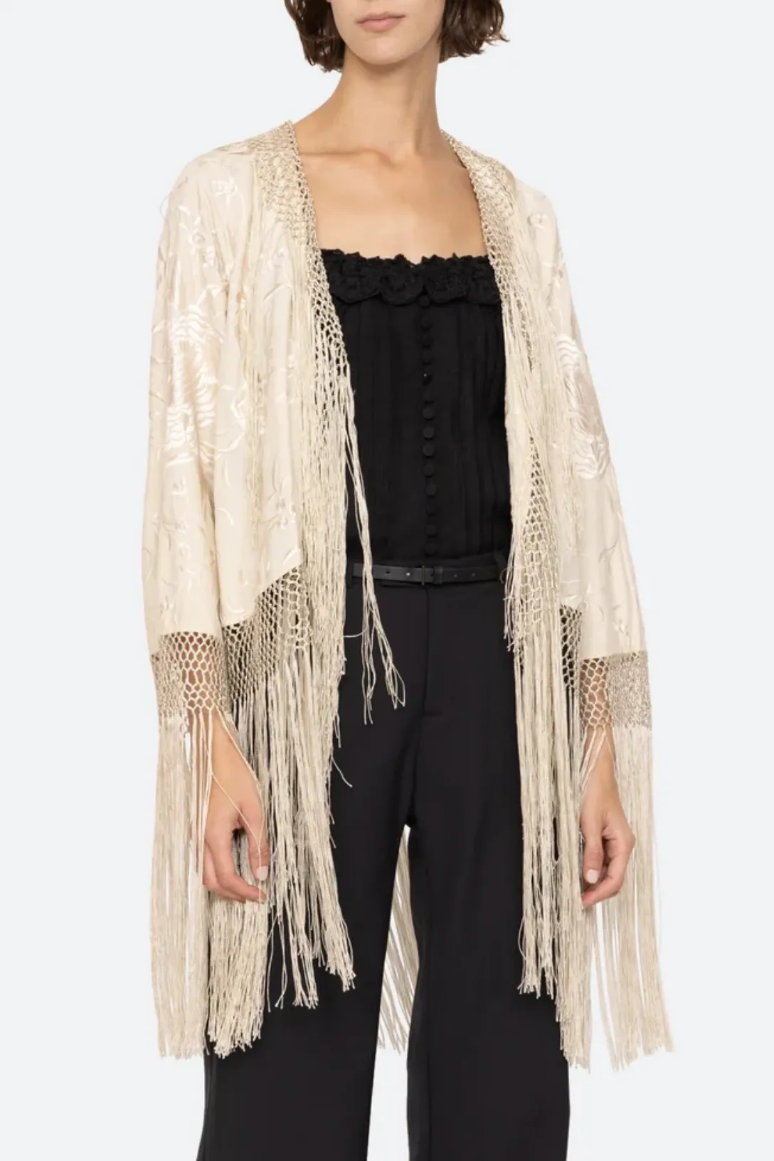 Priscilla Shawl | Cream