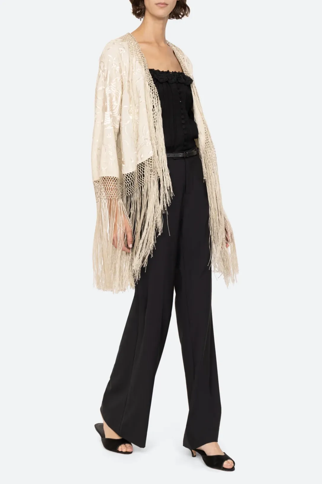 Priscilla Shawl | Cream