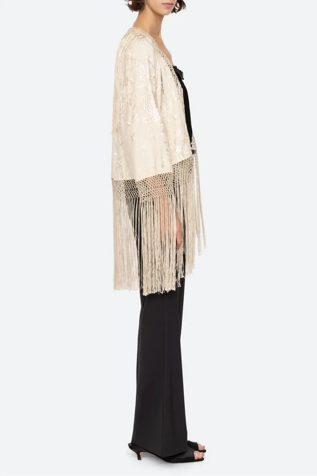 Priscilla Shawl | Cream