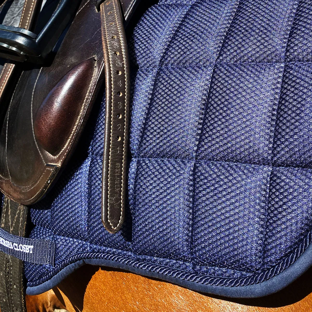 Pro Line 3D Air Mesh Jump AP Saddle Pad Navy Blue