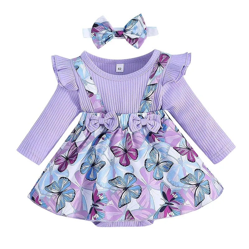 Purple Butterfly Bodysuit