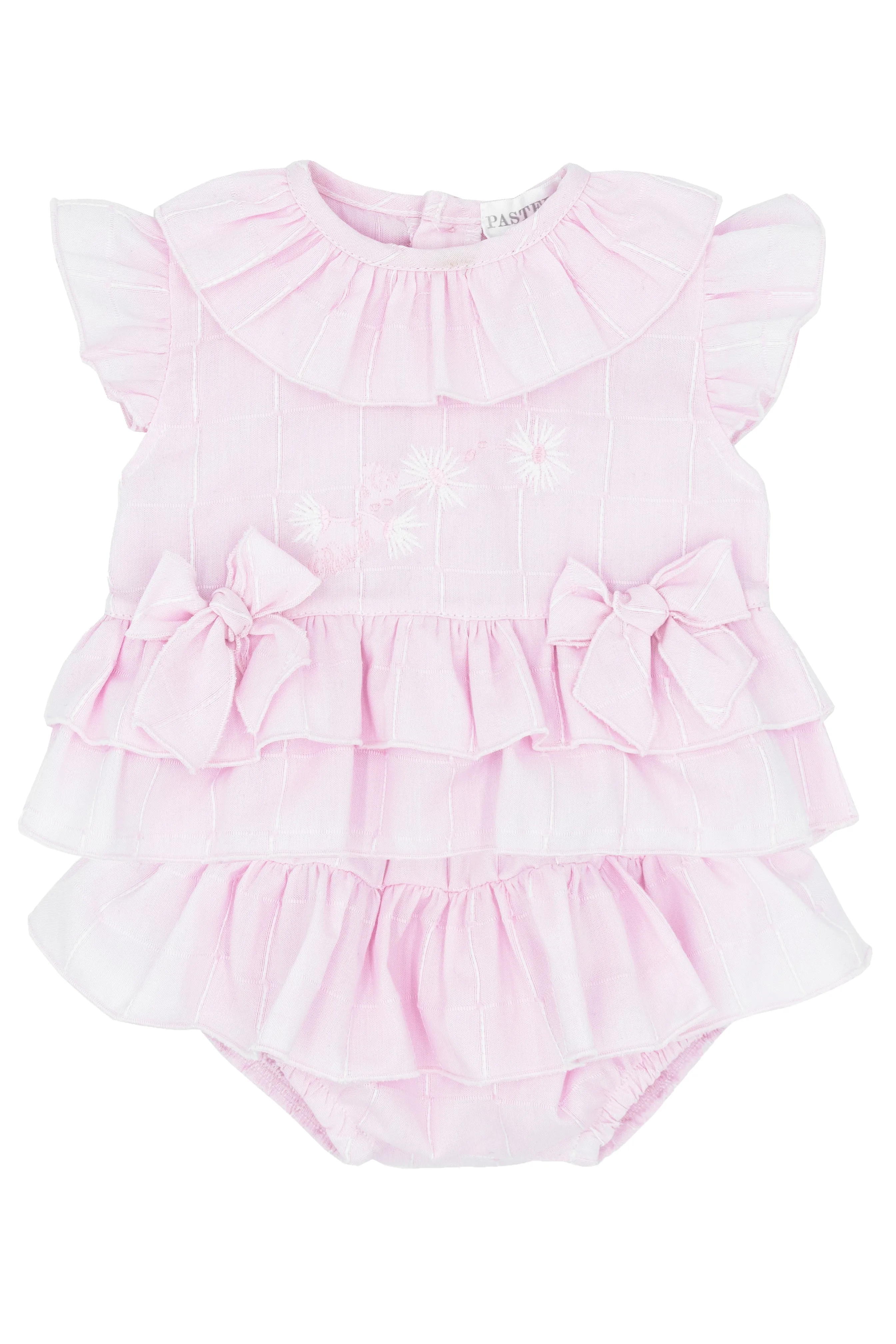 "Ceillia" Pink Frilled Blouse & Bloomers