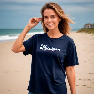 "Forever Michigan" Relaxed Fit Crew Unisex T-Shirt