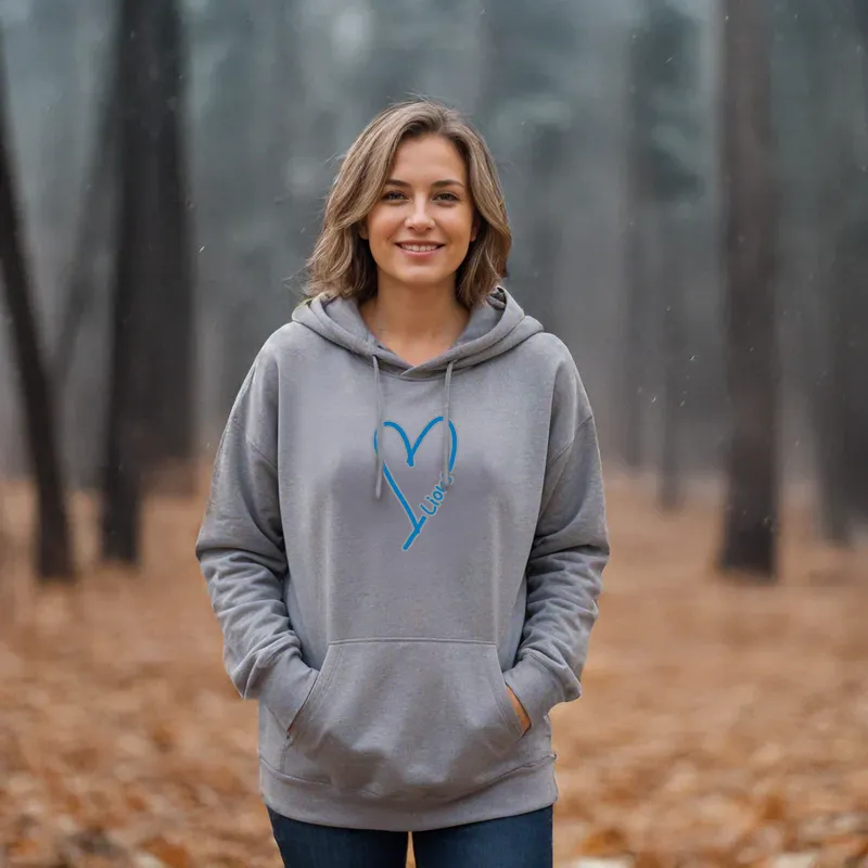 "Lion Heart" Relaxed Fit Classic Unisex Hoodie