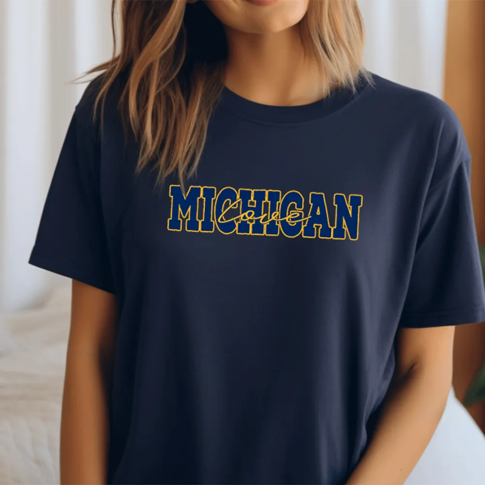 "Michigan Love" Relaxed Fit Crew Unisex T-Shirt