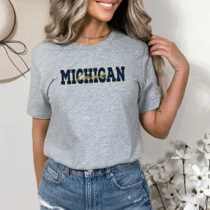 "Michigan Love" Relaxed Fit Crew Unisex T-Shirt