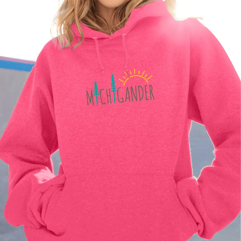 "Michigander" Relaxed Fit Classic Unisex Hoodie