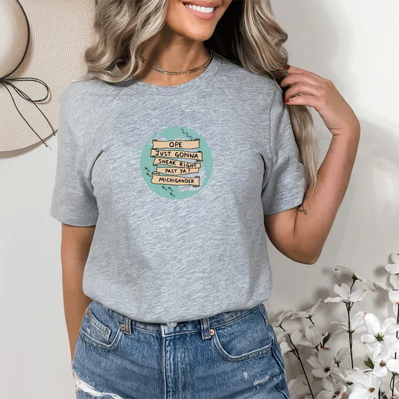 "Ope..." Relaxed Fit Crew Unisex T-Shirt