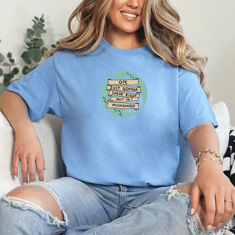 "Ope..." Relaxed Fit Crew Unisex T-Shirt