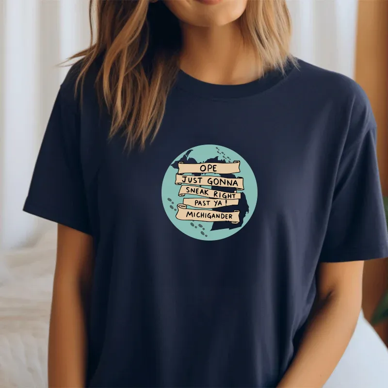 "Ope..." Relaxed Fit Crew Unisex T-Shirt