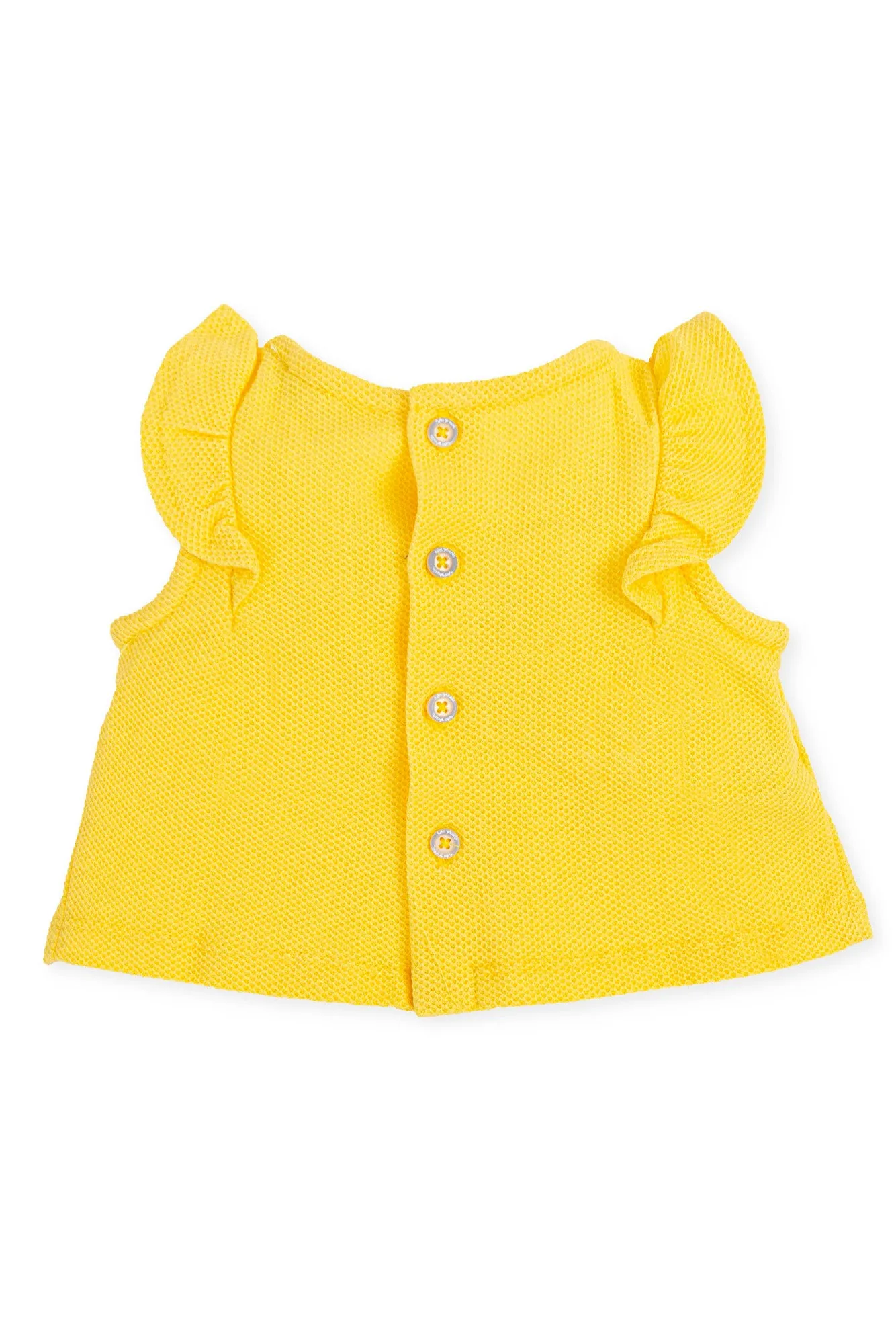 "Pamela" Yellow Top & Striped Bloomers
