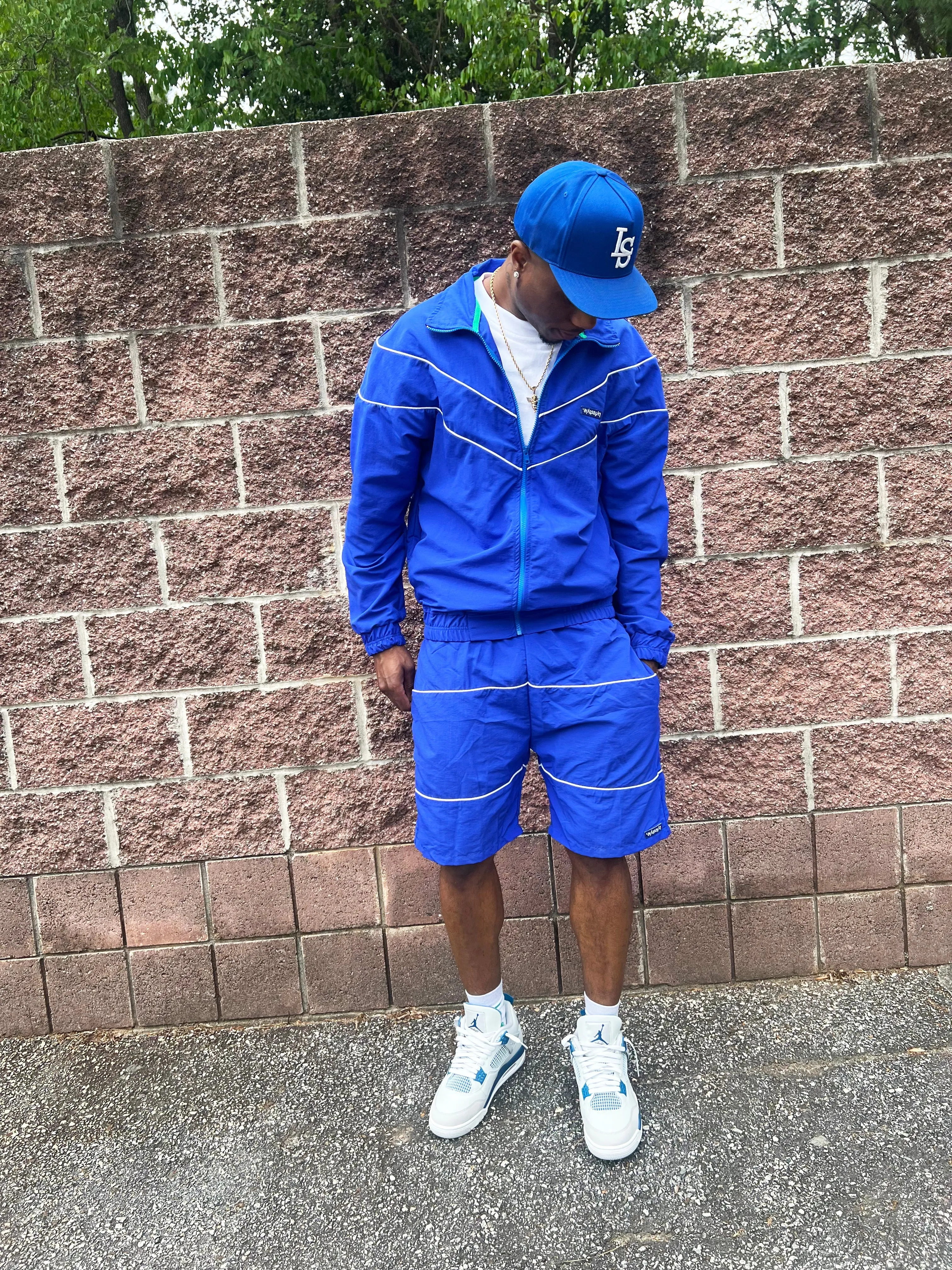 "Pinwheel" Windbreaker Short Set