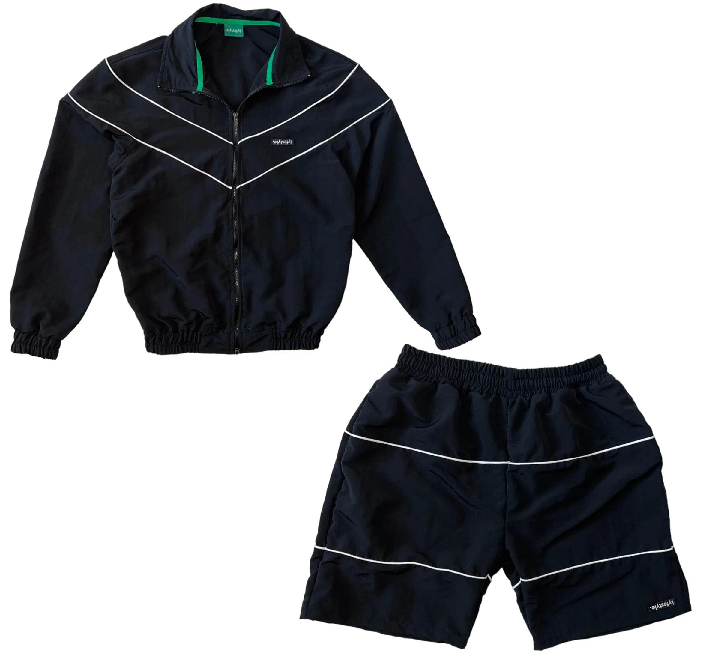 "Pinwheel" Windbreaker Short Set