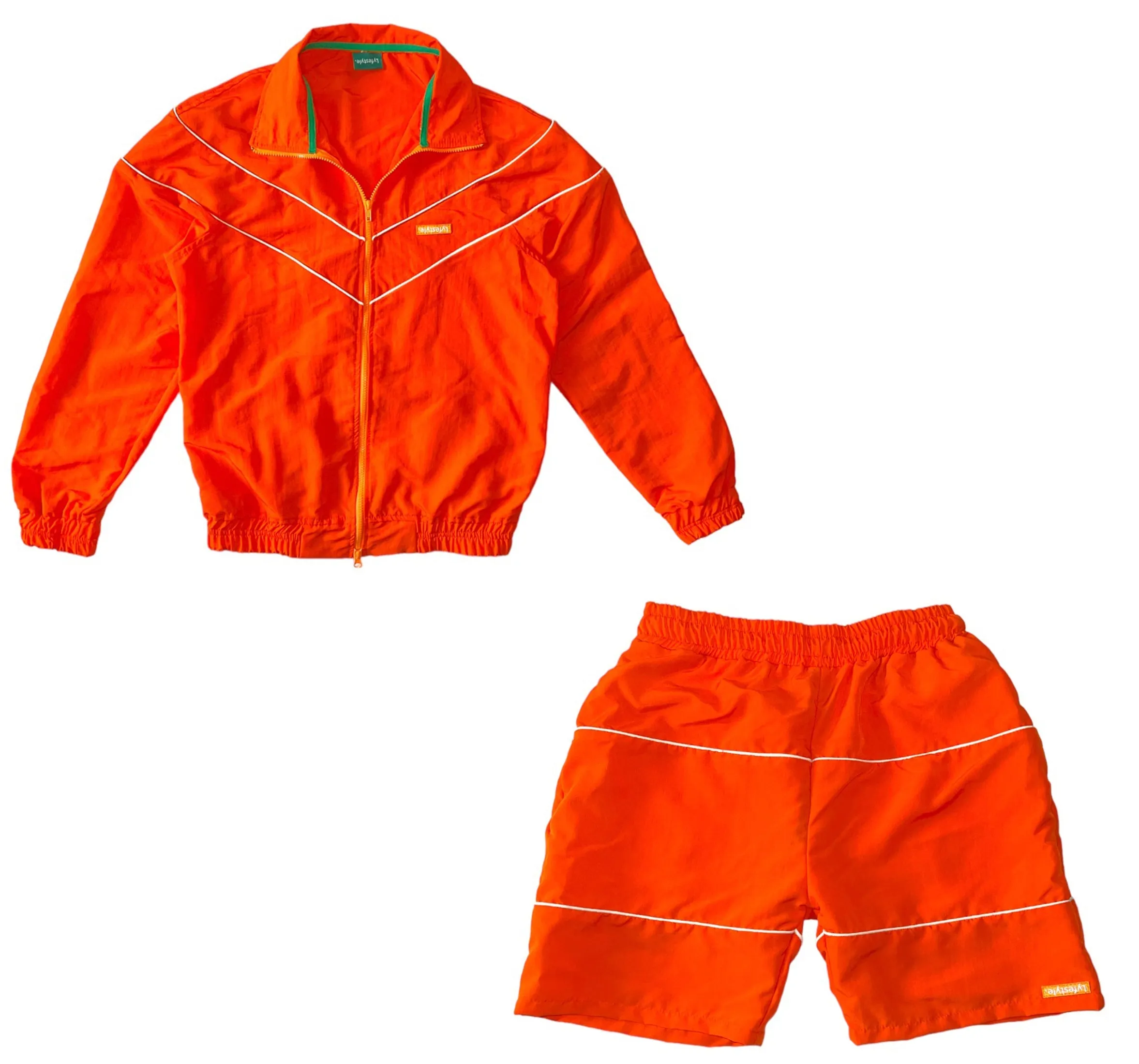 "Pinwheel" Windbreaker Short Set
