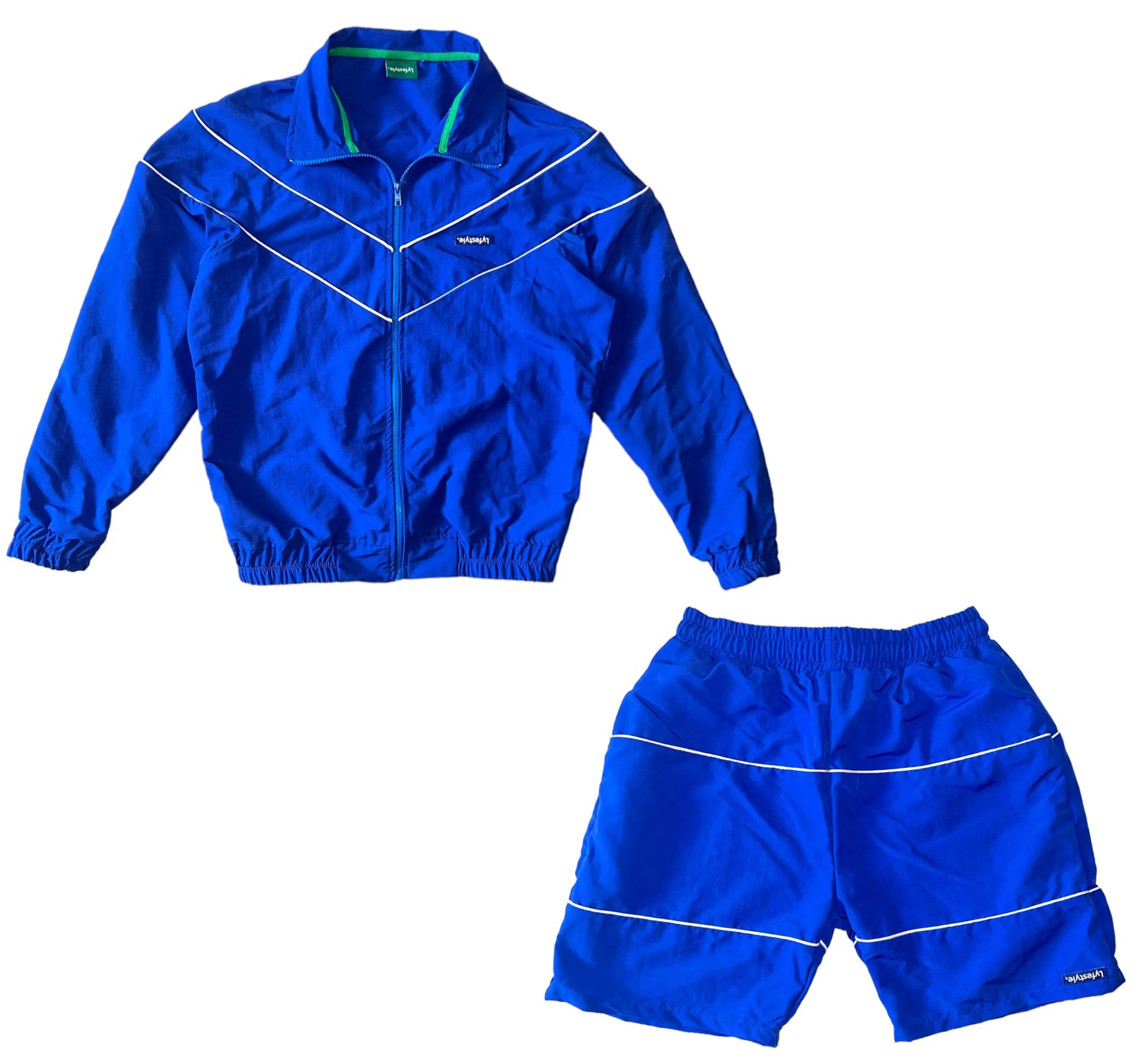 "Pinwheel" Windbreaker Short Set