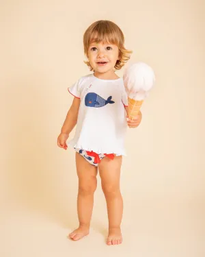 "Thalassa" Whale Swimwear