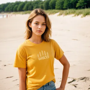 "Wisco" Relaxed Fit Crew Unisex T-Shirt