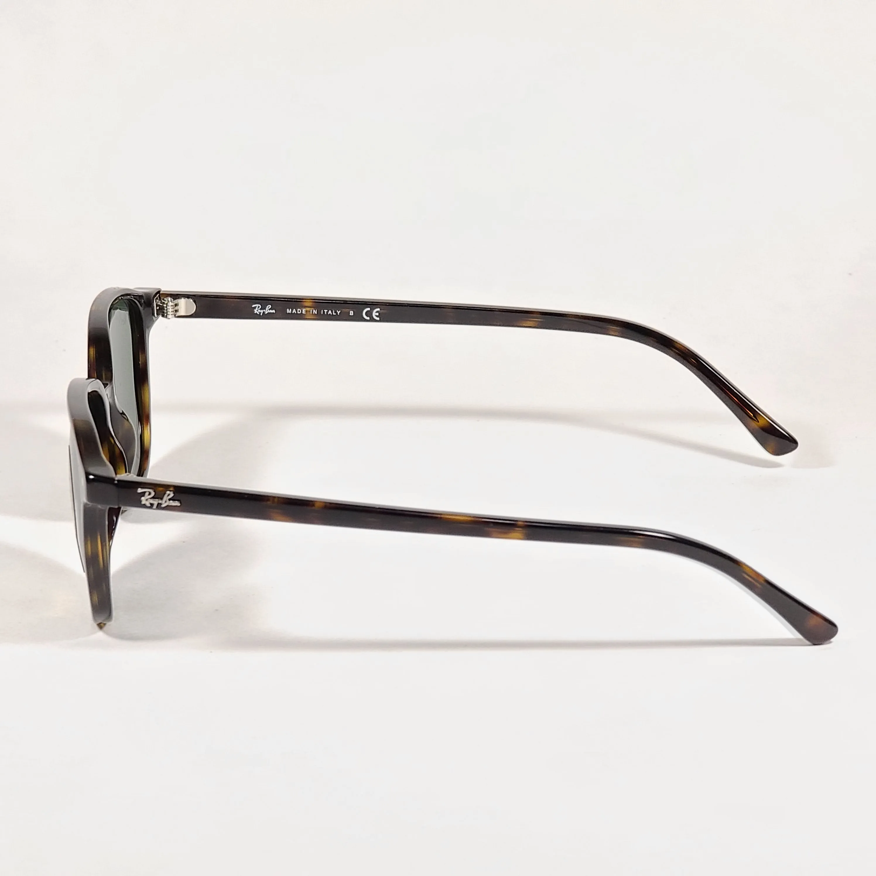 Ray-Ban Leonard Square Sunglasses Brown Havana Tortoise Frame Green Lens RB2193 902/31