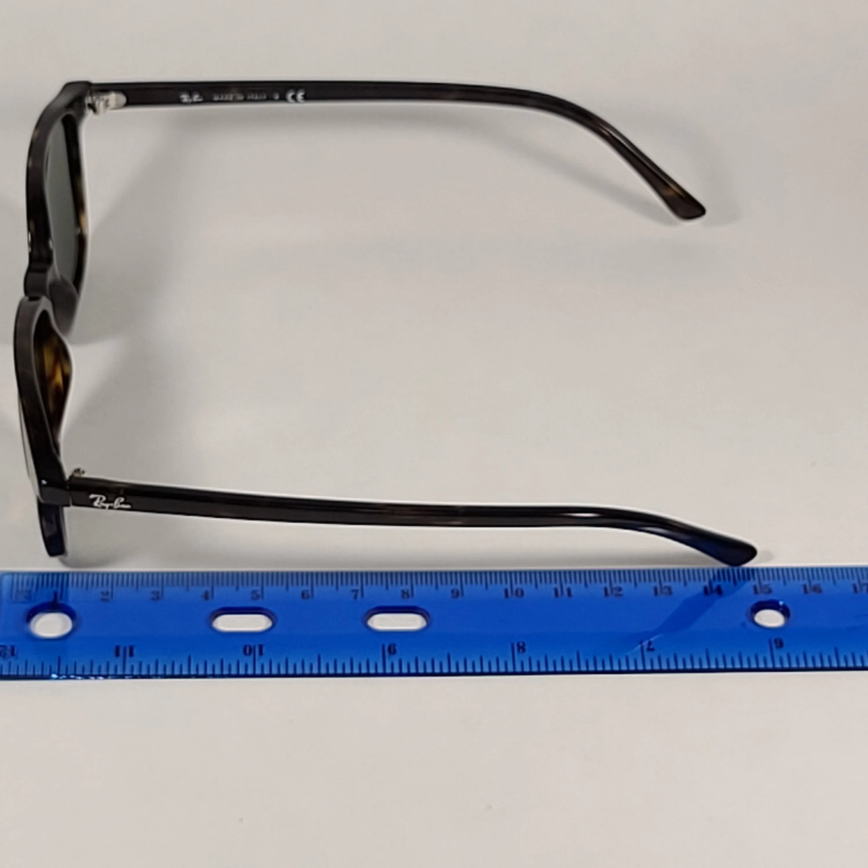Ray-Ban Leonard Square Sunglasses Brown Havana Tortoise Frame Green Lens RB2193 902/31