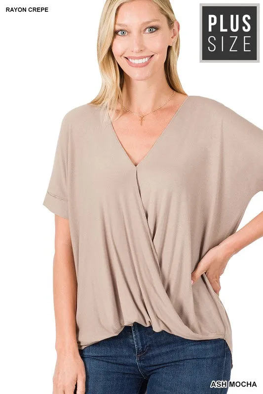 Rayon Crepe Layered Look Top