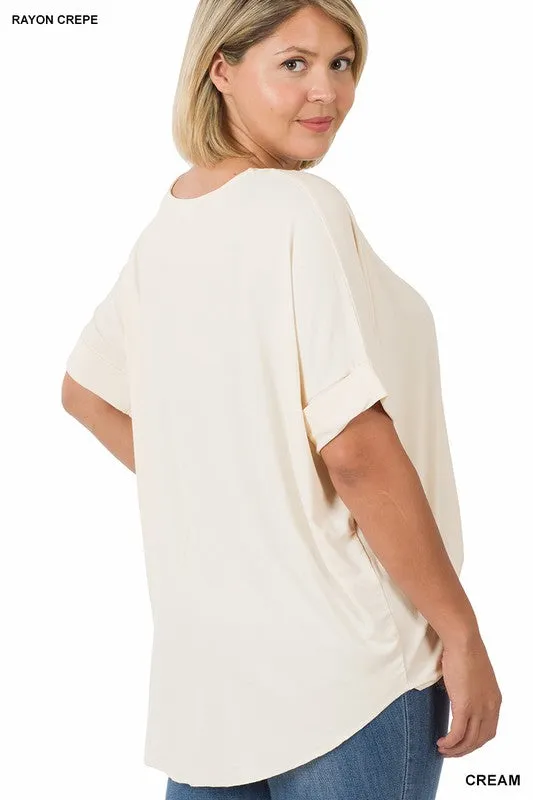Rayon Crepe Layered Look Top