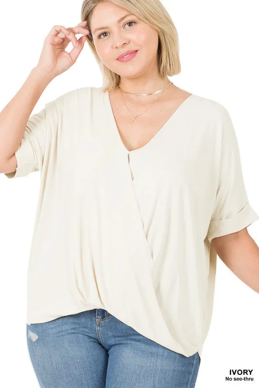 Rayon Crepe Layered Look Top