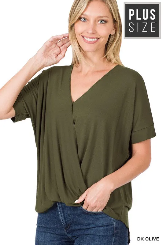 Rayon Crepe Layered Look Top