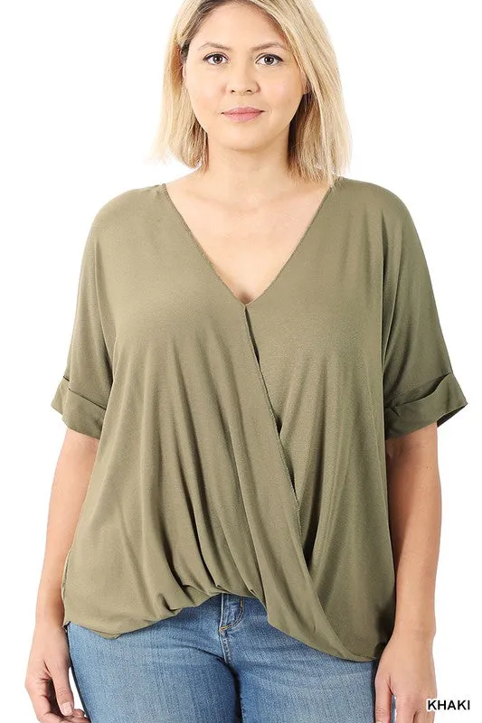 Rayon Crepe Layered Look Top