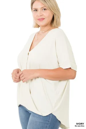 Rayon Crepe Layered Look Top