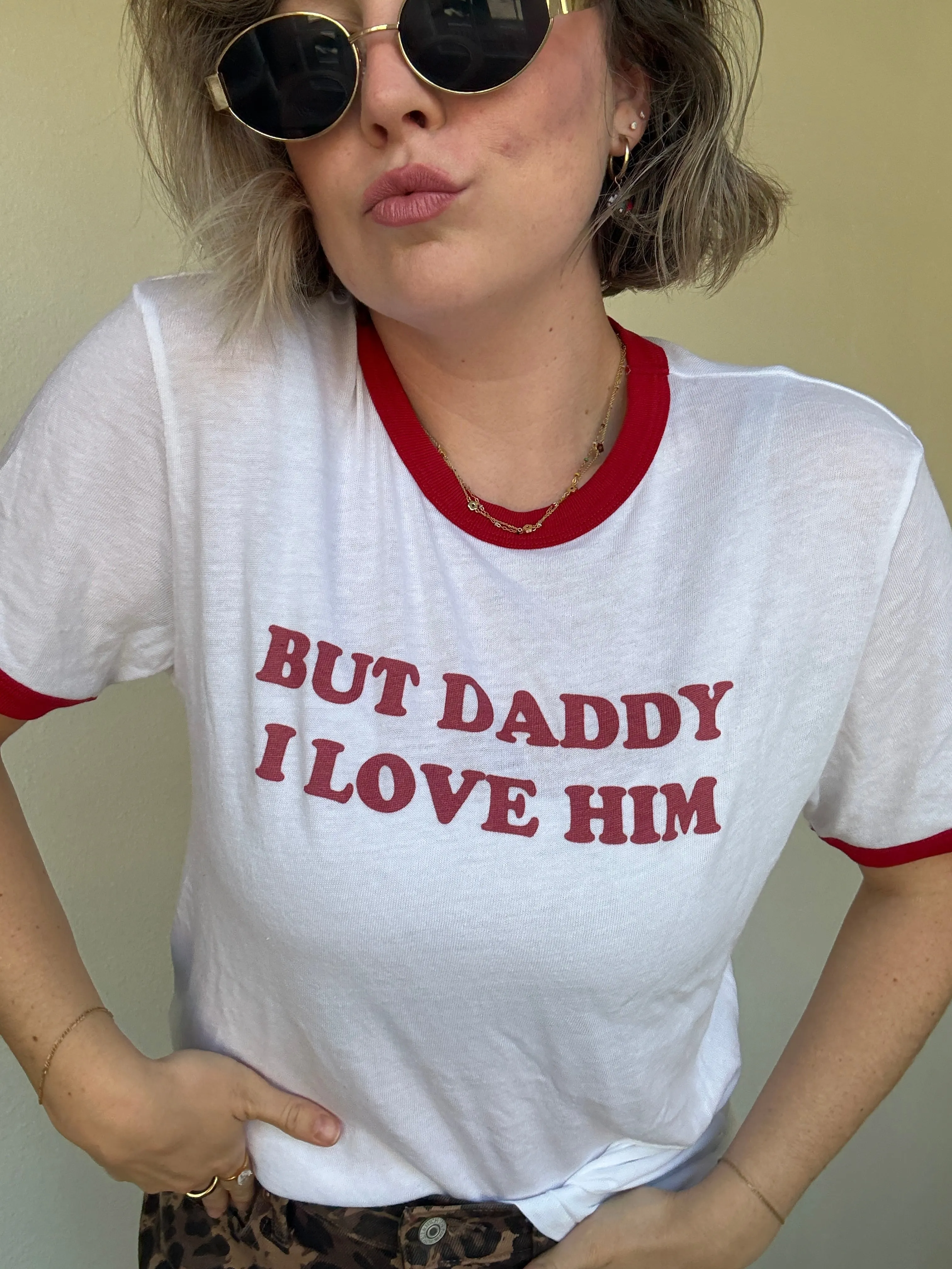Reagan Baylee: But Daddy I Love Him Ringer Tee
