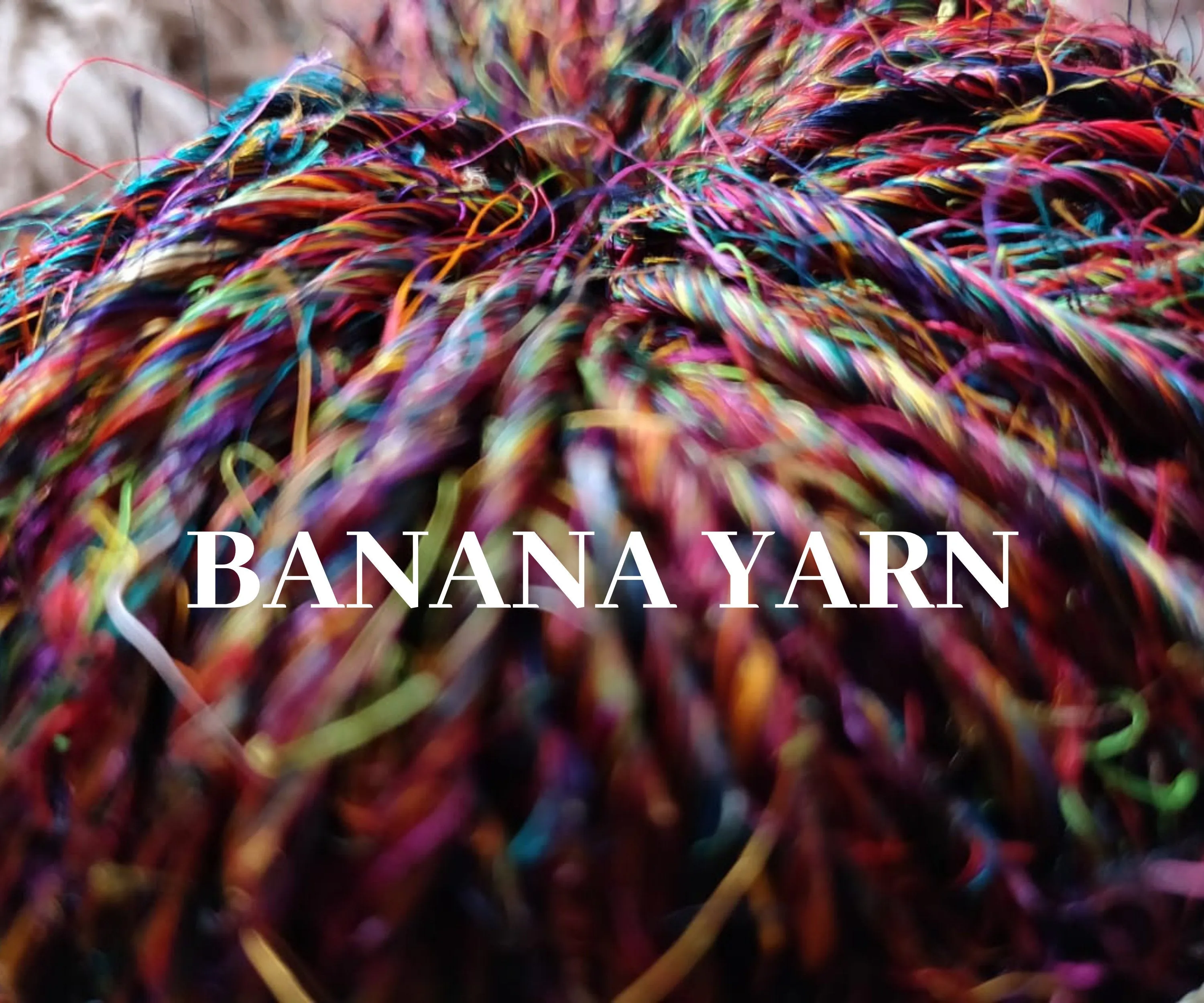 Recycled Banana Yarn- Multicolor