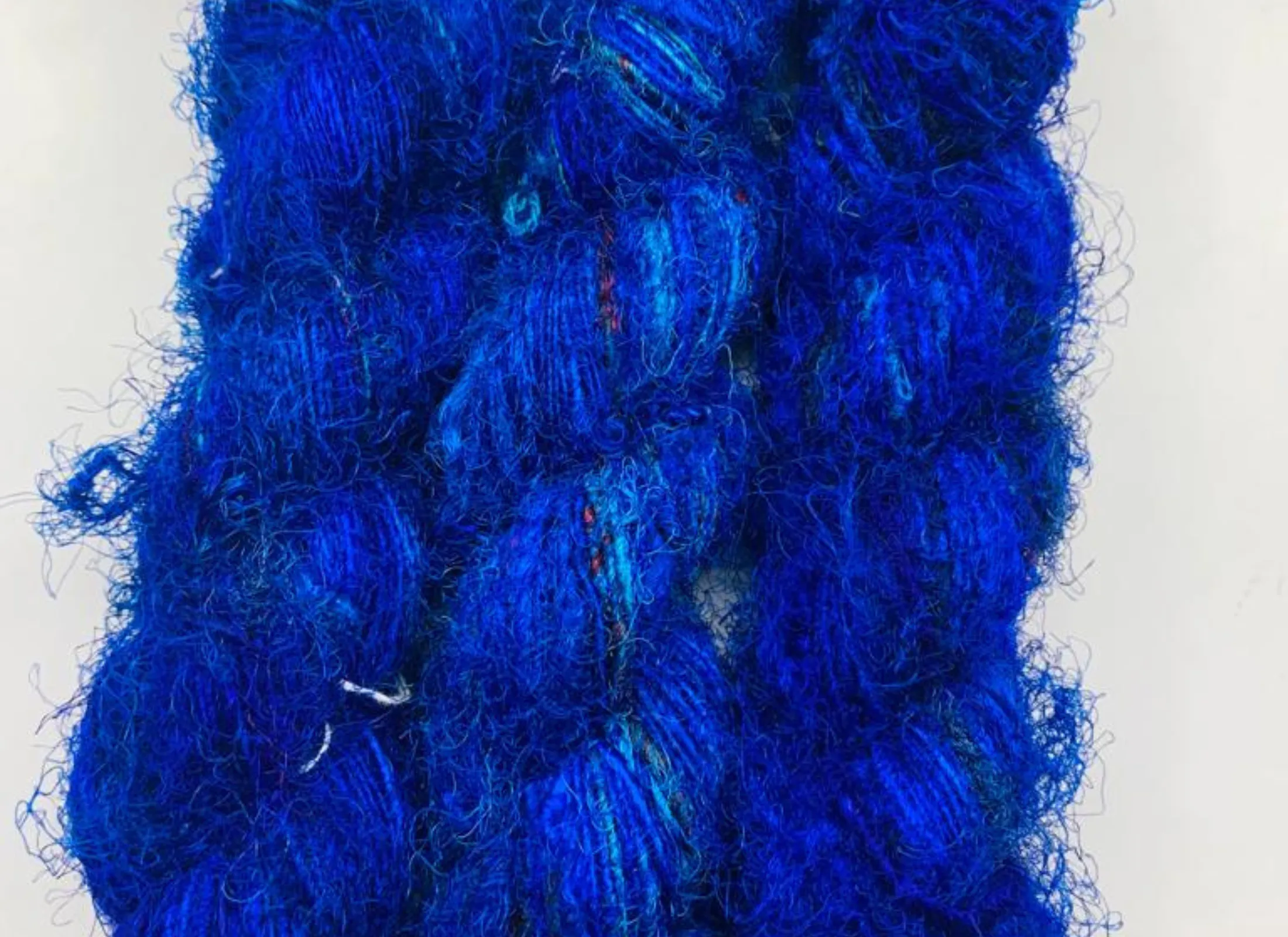Recycled Sari Silk Yarn Prime - Indigo